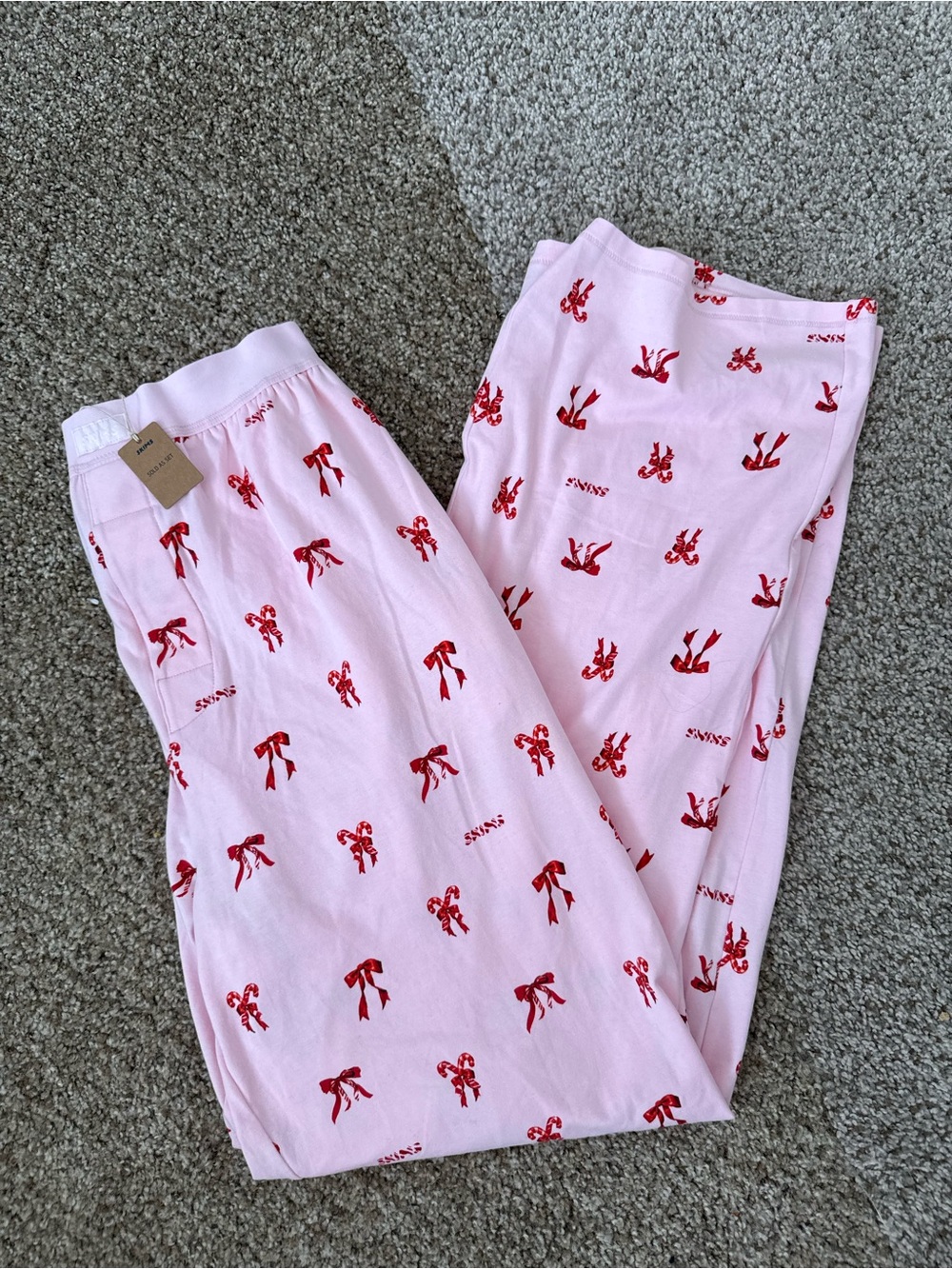 SKIMS Boyfriend Sleep Pants Cherry Blossom Candy Print
